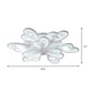 Modern Creative Petal Ceiling Flush Mount Acrylic White 9/12/15 Heads Integrated LED Living Room Flush Mount Light in Warm/White Clearhalo 'Ceiling Lights' 'Close To Ceiling Lights' 'Close to ceiling' 'Flush mount' Lighting' 153413