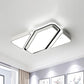 Spliced Rectangle LED Flush Ceiling Light Modern Metal White Living Room Ceiling Flush Mount with Acrylic Diffuser, 25.5"/37.5" W Clearhalo 'Ceiling Lights' 'Close To Ceiling Lights' 'Close to ceiling' 'Flush mount' Lighting' 154393