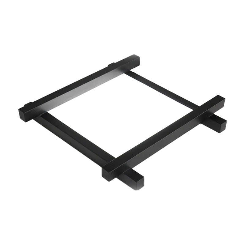 Black/White Crossed Lines Flush Mount Lamp Simple Metal LED 17"/21"/25" Wide Ceiling Flush Mount with Acrylic Diffuser Clearhalo 'Ceiling Lights' 'Close To Ceiling Lights' 'Close to ceiling' 'Flush mount' Lighting' 157531