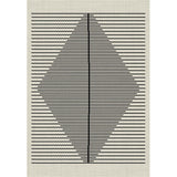 Creative Wavy Line Pattern Rug Green Modern Rug Polyester Washable Anti-Slip Backing Area Rug for Living Room Clearhalo 'Area Rug' 'Modern' 'Rugs' Rug' 1578949