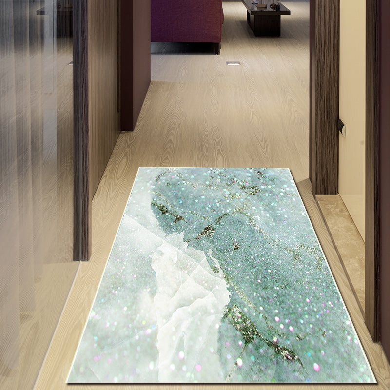 Modern Ombre Pattern Rug Light Green Polyester Rug Washable Non-Slip Backing Area Rug for Bedroom Clearhalo 'Area Rug' 'Modern' 'Rugs' Rug' 1579003