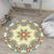 Vintage Floral Print Rug Yellow Flannel Rug Machine Washable Anti-Slip Area Rug for Bedroom Yellow Clearhalo 'Area Rug' 'Moroccan' 'Rugs' Rug' 1580442