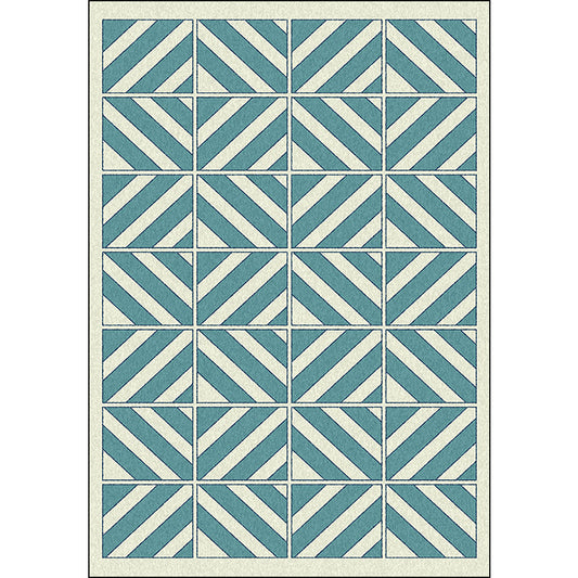 Unique Geometric Pattern Rug Green Modern Rug Polyester Washable Anti-Slip Backing Area Rug for Living Room Clearhalo 'Area Rug' 'Modern' 'Rugs' Rug' 1580498
