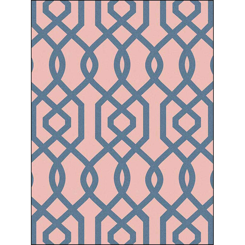 Simple Geometric Rug Pink Polyester Rug Machine Washable Non-Slip Backing Area Rug for Bedroom Clearhalo 'Area Rug' 'Modern' 'Rugs' Rug' 1580514