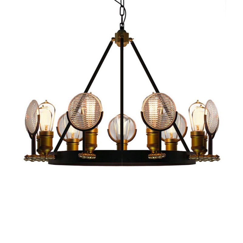 Ring Hanging Pendant Vintage Metal Suspension Light in Brass Finish for Bedroom Lighting Clearhalo 'Ceiling Lights' 'Chandeliers' 'Industrial Chandeliers' 'Industrial' 'Middle Century Chandeliers' 'Tiffany' Lighting' 158052