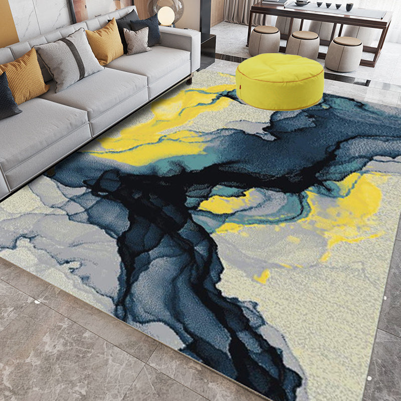Contemporary Watercolor Pattern Rug Multicolor Polyester Rug Washable Area Rug for Living Room Clearhalo 'Area Rug' 'Modern' 'Rugs' Rug' 1580545