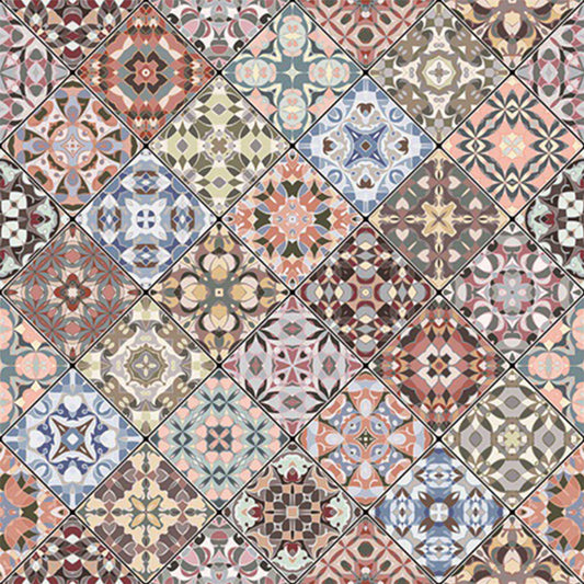Americana Moroccan Rug in Pink Diamond Geometry Floral Pattern Rug Polyester Anti-Slip Carpet for Home Decoration Clearhalo 'Area Rug' 'Moroccan' 'Rugs' Rug' 1583730