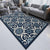 Moroccan Living Room Rug Multicolor Motif Print Rug Polyester Pet Friendly Stain-Resistant Area Rug Blue Clearhalo 'Area Rug' 'Moroccan' 'Rugs' Rug' 1583873