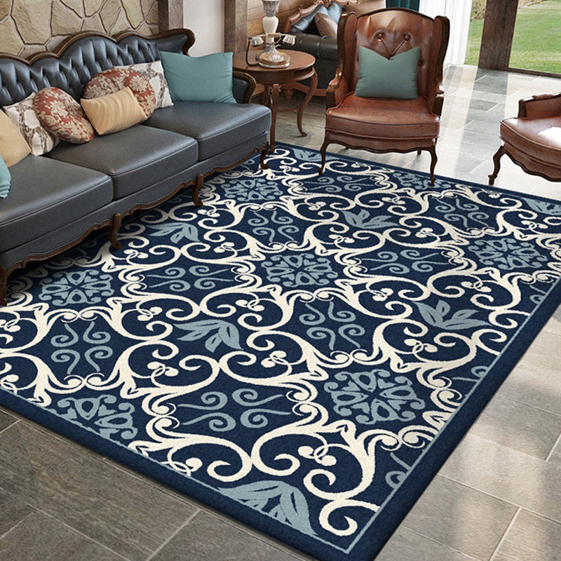 Moroccan Living Room Rug Multicolor Motif Print Rug Polyester Pet Friendly Stain-Resistant Area Rug Clearhalo 'Area Rug' 'Moroccan' 'Rugs' Rug' 1583874