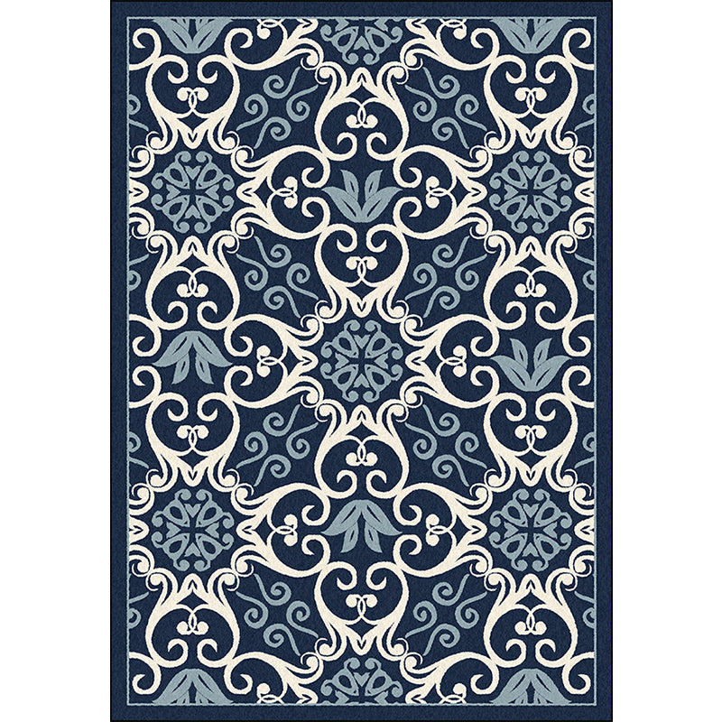 Moroccan Living Room Rug Multicolor Motif Print Rug Polyester Pet Friendly Stain-Resistant Area Rug Clearhalo 'Area Rug' 'Moroccan' 'Rugs' Rug' 1583875