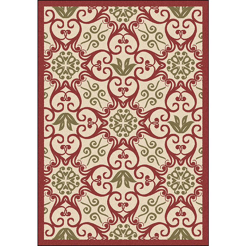 Moroccan Living Room Rug Multicolor Motif Print Rug Polyester Pet Friendly Stain-Resistant Area Rug Clearhalo 'Area Rug' 'Moroccan' 'Rugs' Rug' 1583883