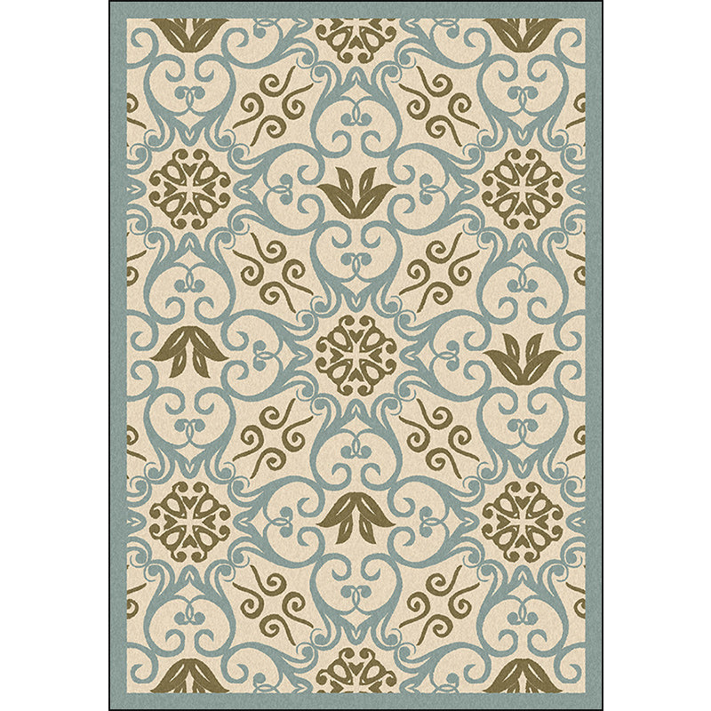 Moroccan Living Room Rug Multicolor Motif Print Rug Polyester Pet Friendly Stain-Resistant Area Rug Clearhalo 'Area Rug' 'Moroccan' 'Rugs' Rug' 1583891