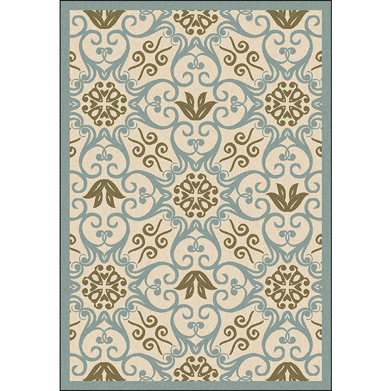 Moroccan Living Room Rug Multicolor Motif Print Rug Polyester Pet Friendly Stain-Resistant Area Rug Clearhalo 'Area Rug' 'Moroccan' 'Rugs' Rug' 1583891