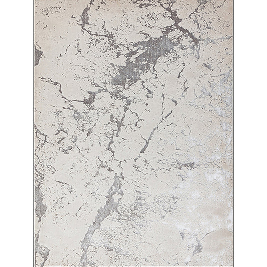 Nordic Modern Rug in Ivory Abstract Marble Pattern Rug Polyester Machine Washable Non-Slip Carpet for Home Decoration Clearhalo 'Area Rug' 'Modern' 'Rugs' Rug' 1583960