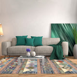 Americana Southwestern Rug Colorful Tribal Diamond Arrow Pattern Rug Polyester Anti-Slip Carpet for Home Decoration Clearhalo 'Area Rug' 'Rugs' 'Southwestern' Rug' 1584180