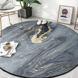 Grey Bedroom Rug Modern Abstract Sea Pattern Area Rug Polyester Washable Anti-Slip Backing Carpet Clearhalo 'Area Rug' 'Modern' 'Rugs' Rug' 1584441