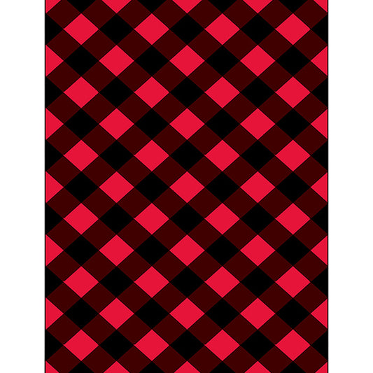 Red Bedroom Rug Modern Plaid Pattern Area Rug Polyester Non-Slip Backing Machine Washable Carpet Clearhalo 'Area Rug' 'Modern' 'Rugs' Rug' 1584490