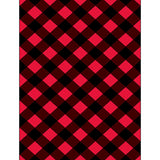 Red Bedroom Rug Modern Plaid Pattern Area Rug Polyester Non-Slip Backing Machine Washable Carpet Clearhalo 'Area Rug' 'Modern' 'Rugs' Rug' 1584490