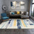 Ivory Bedroom Rug Modern Abstract Ink Painting Pattern Area Rug Polyester Machine Washable Pet Friendly Carpet Blue Clearhalo 'Area Rug' 'Modern' 'Rugs' Rug' 1584609