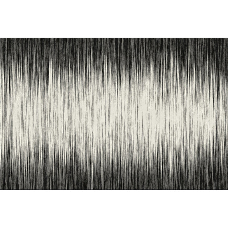 Modern Living Room Rug in Ivory and Black Abstract Oil Painting Line Print Rug Polyester Non-Slip Washable Area Rug Clearhalo 'Area Rug' 'Modern' 'Rugs' Rug' 1584718