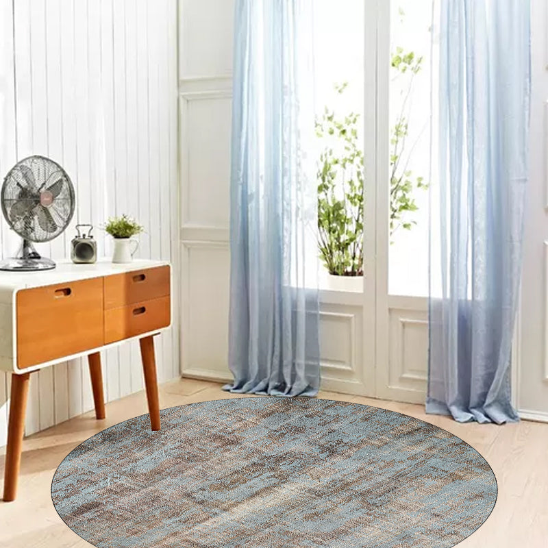 Modern Living Room Rug in Brown Abstract Painting Print Rug Polyester Anti-Slip Machine Washable Area Rug Clearhalo 'Area Rug' 'Modern' 'Rugs' Rug' 1584731