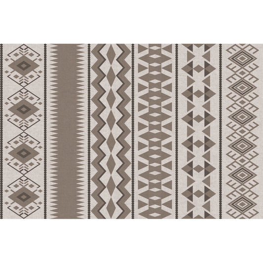 Southwestern Living Room Rug in Brown Diamond Triangle Print Rug Polyester Washable Area Rug Clearhalo 'Area Rug' 'Rugs' 'Southwestern' Rug' 1584899