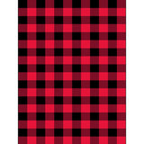 Modern Living Room Rug in Red Check Print Rug Polyester Stain-Resistant Washable Area Rug Clearhalo 'Area Rug' 'Modern' 'Rugs' Rug' 1585275