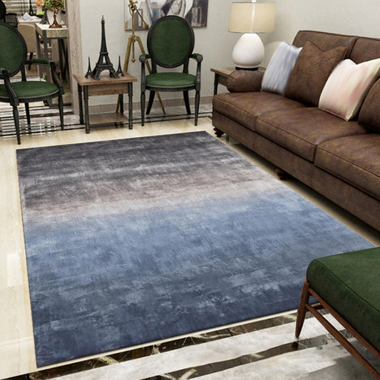 Novelty Modern Rug in Grey and Blue Abstract Aquarelle Pattern Rug Polyester Washable Carpet for Home Decoration Clearhalo 'Area Rug' 'Modern' 'Rugs' Rug' 1585385