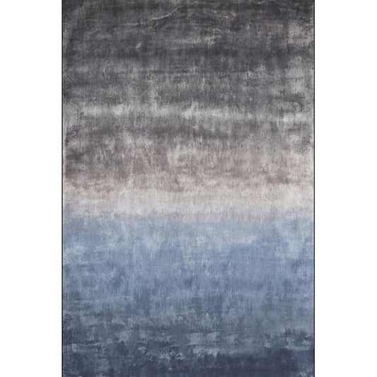 Novelty Modern Rug in Grey and Blue Abstract Aquarelle Pattern Rug Polyester Washable Carpet for Home Decoration Clearhalo 'Area Rug' 'Modern' 'Rugs' Rug' 1585386