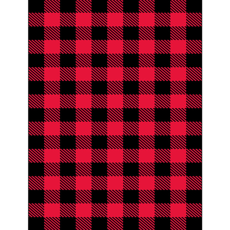 Casual Modern Rug in Red Check Stripe Pattern Rug Polyester Pet Friendly Anti-Slip Carpet for Home Decoration Clearhalo 'Area Rug' 'Modern' 'Rugs' Rug' 1585531