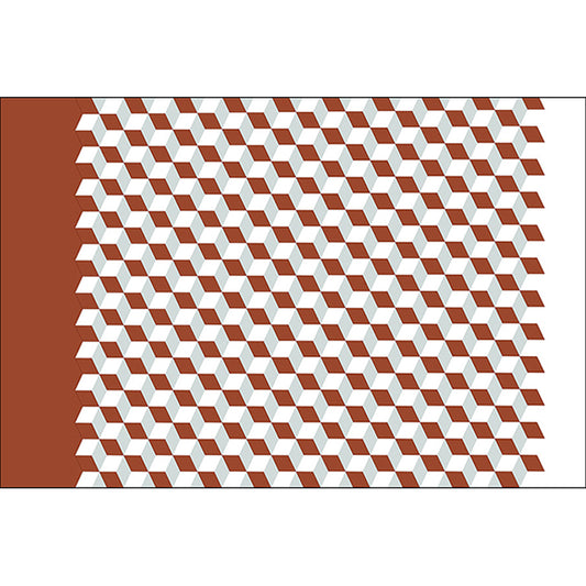 Modern Living Room Rug Multicolor Cube Print Rug Polyester Non-Slip Backing Washable Area Rug Clearhalo 'Area Rug' 'Modern' 'Rugs' Rug' 1585555