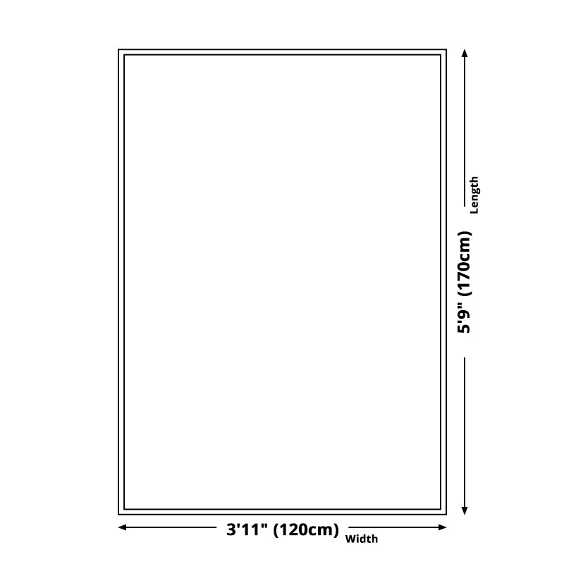 Scandinavia Geometric Rug White Checkered in Black Floor Covering Polyester Pet Friendly Washable Indoor Floor Carpet Clearhalo 'Area Rug' 'Rugs' 'Southwestern' Rug' 1585766