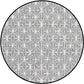 Round Rug Southwestern Simple Geometric Trellis Tribal Floor Covering Polyester Non-slip Stain Resistant Area Rug Clearhalo 'Area Rug' 'Rugs' 'Southwestern' Rug' 1585914