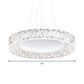 Drum Hanging Pendant Light Nordic Metal LED White Ceiling Light with Hollow Design in White/Warm/Natural Light, 12"/15"/19" Wide Clearhalo 'Ceiling Lights' 'Modern Pendants' 'Modern' 'Pendant Lights' 'Pendants' Lighting' 158937