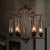 Iron Flute Hanging Light with Number Design Creative Chandelier in Rust for Bar Rust Clearhalo 'Cast Iron' 'Ceiling Lights' 'Chandeliers' 'Industrial Chandeliers' 'Industrial' 'Metal' 'Middle Century Chandeliers' 'Rustic Chandeliers' 'Tiffany' Lighting' 159129