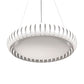 Modern Round Ceiling Pendant Light Metal LED Gold/Black/White Hanging Lamp in Warm/White/Natural Light, 18"/22" Wide Clearhalo 'Ceiling Lights' 'Modern Pendants' 'Modern' 'Pendant Lights' 'Pendants' Lighting' 159172