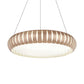 Modern Round Ceiling Pendant Light Metal LED Gold/Black/White Hanging Lamp in Warm/White/Natural Light, 18"/22" Wide Clearhalo 'Ceiling Lights' 'Modern Pendants' 'Modern' 'Pendant Lights' 'Pendants' Lighting' 159174