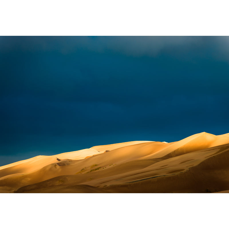 Blue Sky Mural Sand Peak Scenery Modernist Stain Resistant Wall Covering for Bedroom Clearhalo 'Wall Decor' 'Wall Mural' 1594898