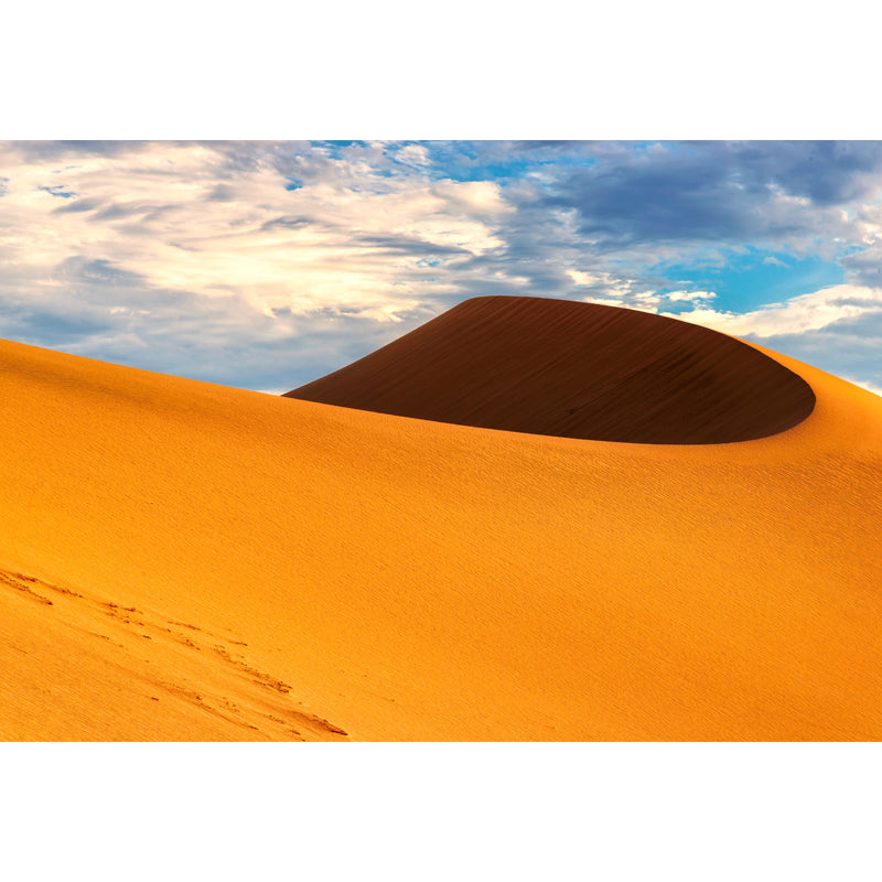 Photography Sand Dune Peak Mural Extra Large Wall Decor for Living Room, Custom Print Clearhalo 'Wall Decor' 'Wall Mural' 1594918