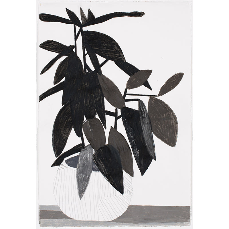 Moisture Resistant Potting Mural Decal Non-Woven Modern Wall Decor for Dining Room Clearhalo 'Wall Decor' 'Wall Mural' 1595083