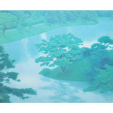 Contemporary Forest and River Mural Green Dining Room Wall Art, Custom Size Available Clearhalo 'Wall Decor' 'Wall Mural' 1595093