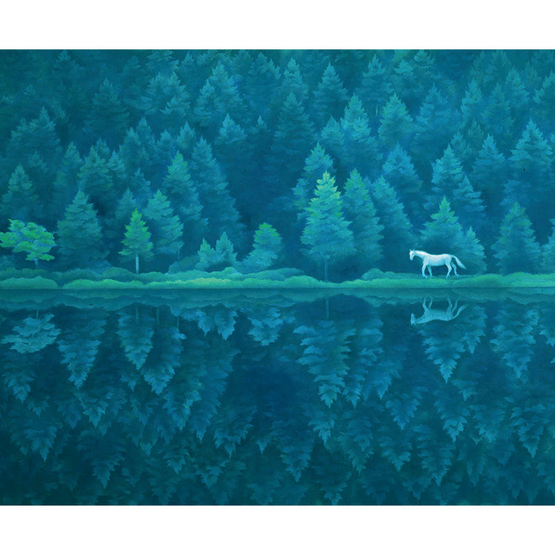 Jungle Mural Wallpaper Modern Decorative Boys Room Wall Art, Custom Size Available Clearhalo 'Wall Decor' 'Wall Mural' 1595103