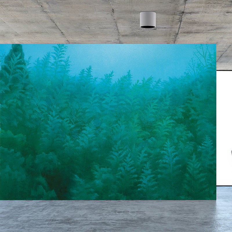 Stain-Proofing Woodland Mural Decal Non-Woven Modern Wall Decor for Home Interior Green Clearhalo 'Wall Decor' 'Wall Mural' 1595125