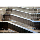 Modern Slide Staircase Mural Wallpaper Non-Woven Washable Grey Wall Covering for Bedroom Clearhalo 'Wall Decor' 'Wall Mural' 1595193