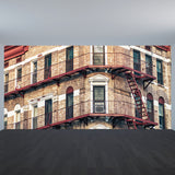 Khaki Modern Wall Mural Large House with Straight Stairs Wall Covering for Accent Wall Clearhalo 'Wall Decor' 'Wall Mural' 1595211