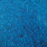 Huge Forest Wall Mural for Bedroom Floral Print Wall Art in Blue, Moisture Resistant Clearhalo 'Wall Decor' 'Wall Mural' 1595288