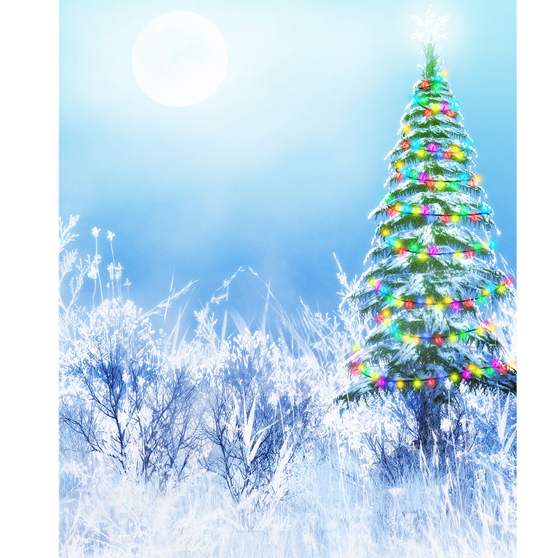 Multicolored Pine Tree Mural Decal Modern Decorative Indoor Wall Art, Personalize Clearhalo 'Wall Decor' 'Wall Mural' 1595398