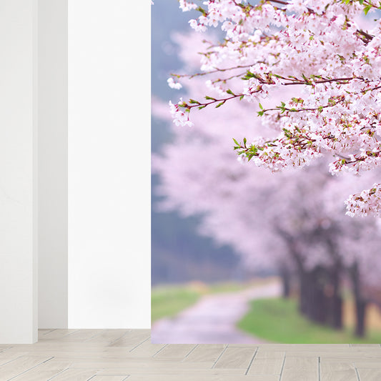 Water Resistant Floral Design Mural Decal Non-Woven Modern Wall Art for Wall Interior Clearhalo 'Wall Decor' 'Wall Mural' 1595497