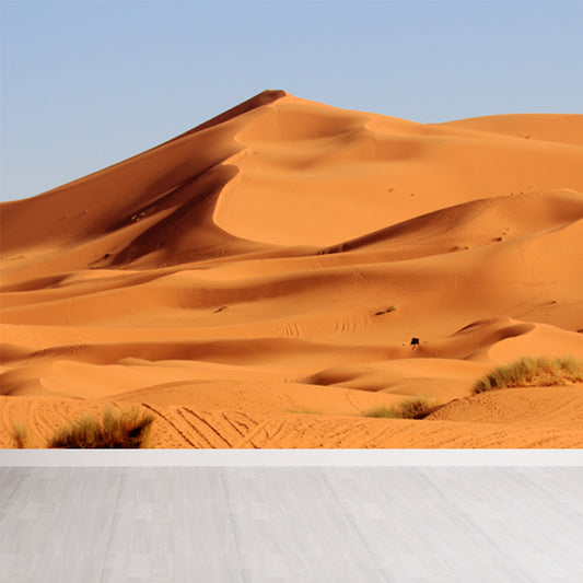 Contemporary Dune Landscape Wall Mural Yellow Living Room Wall Covering, Made to Measure Clearhalo 'Wall Decor' 'Wall Mural' 1596315