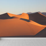 Modern Dune View Wallpaper Mural Yellow Stain Resistant Wall Art for Living Room Clearhalo 'Wall Decor' 'Wall Mural' 1596341